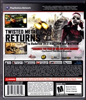 Sony PlayStation 3 Twisted Metal Back CoverThumbnail